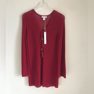 House of Harlow 1960 Red Crochet Cover Up Dress